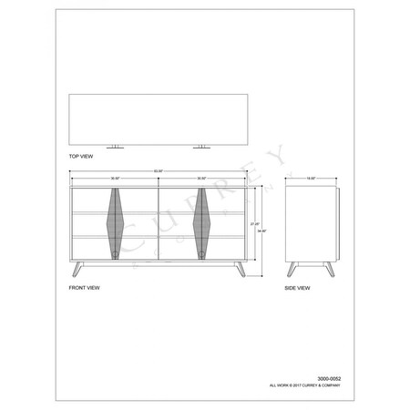 Currey Arren Credenza 3000-0052